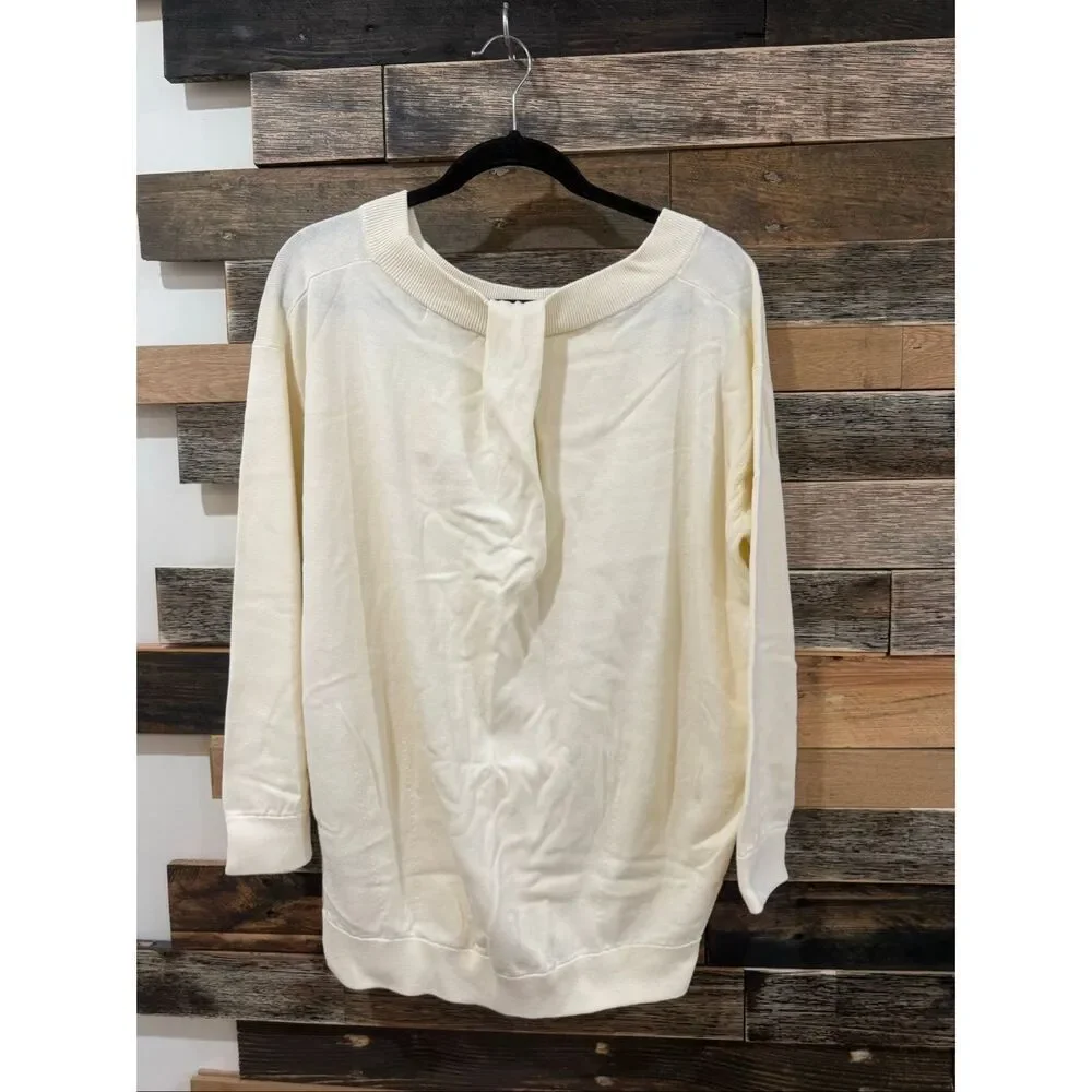 Barefoot dreams NWT drapeback tunic sweater oversized relax fit sz XS